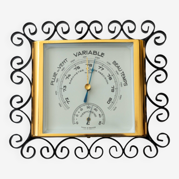 Baromètre, thermomètre Naudet, années 1960