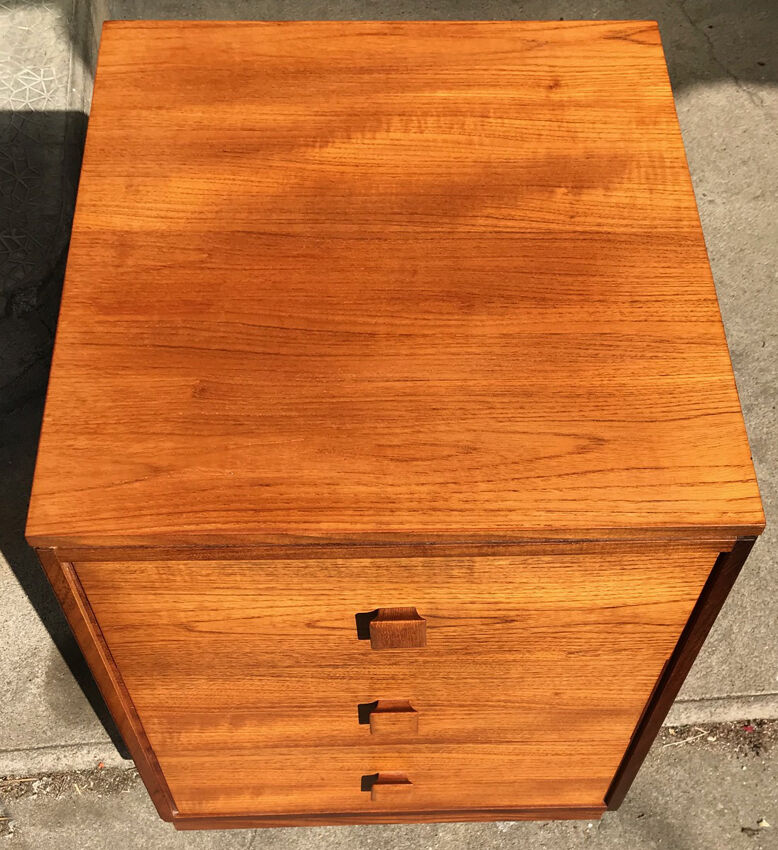 Pair of teak dressers from the 1970s