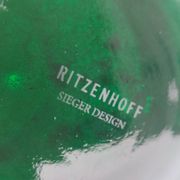 Vintage sculptural vase by Dieter Sieger for Ritzenhoff Design.