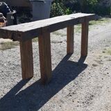 Old wood workbench