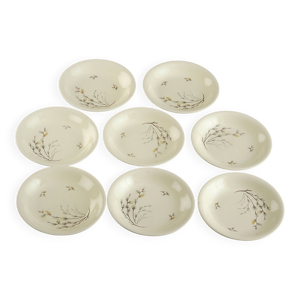 8 assiettes creuses salins