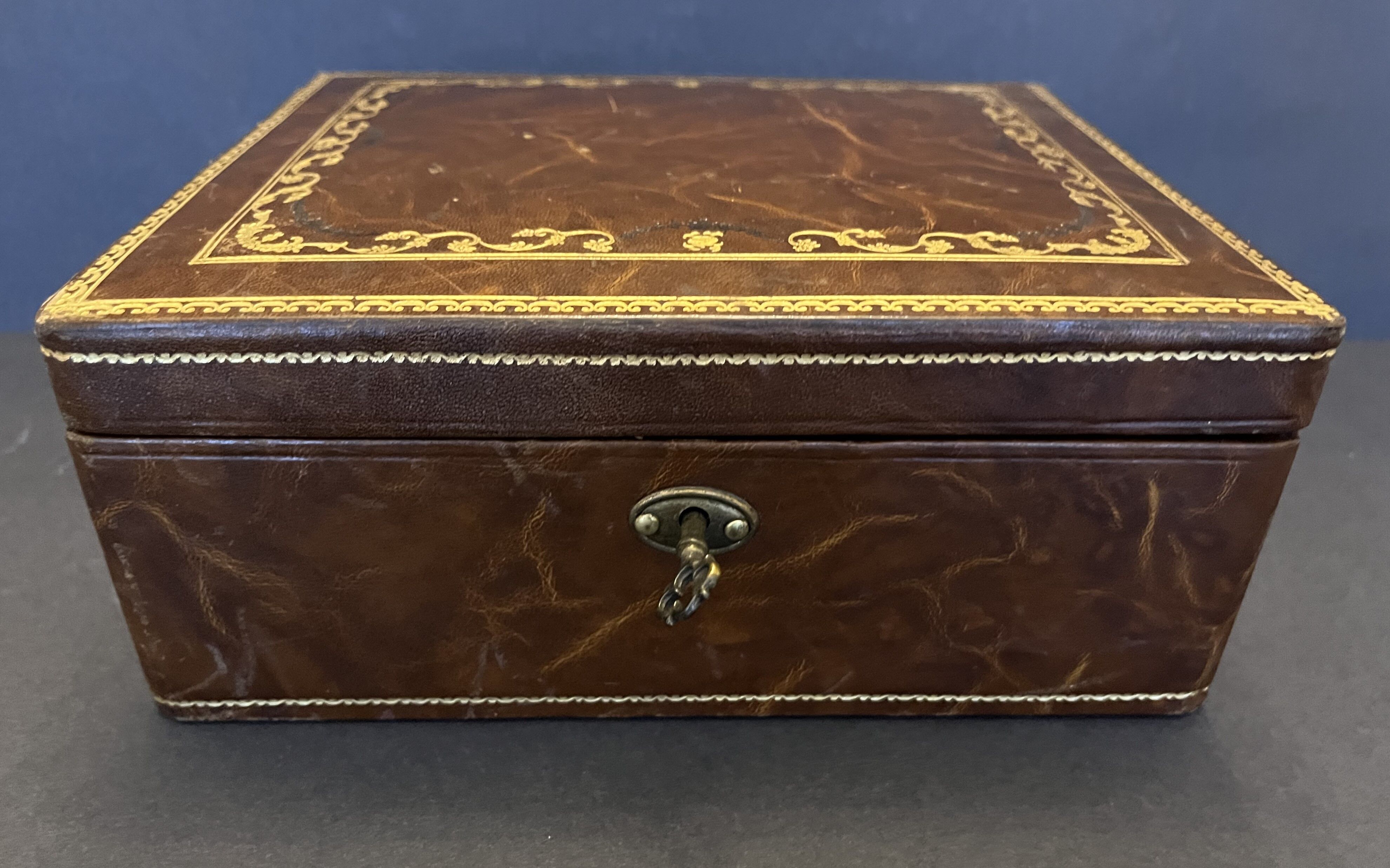 Antique jewelry box