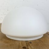 Vintage Ceiling Light with Milk Glass, 1980s
