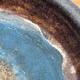 Mid-century German studio pottery bowl by Volker Ellwanger, 1960s.