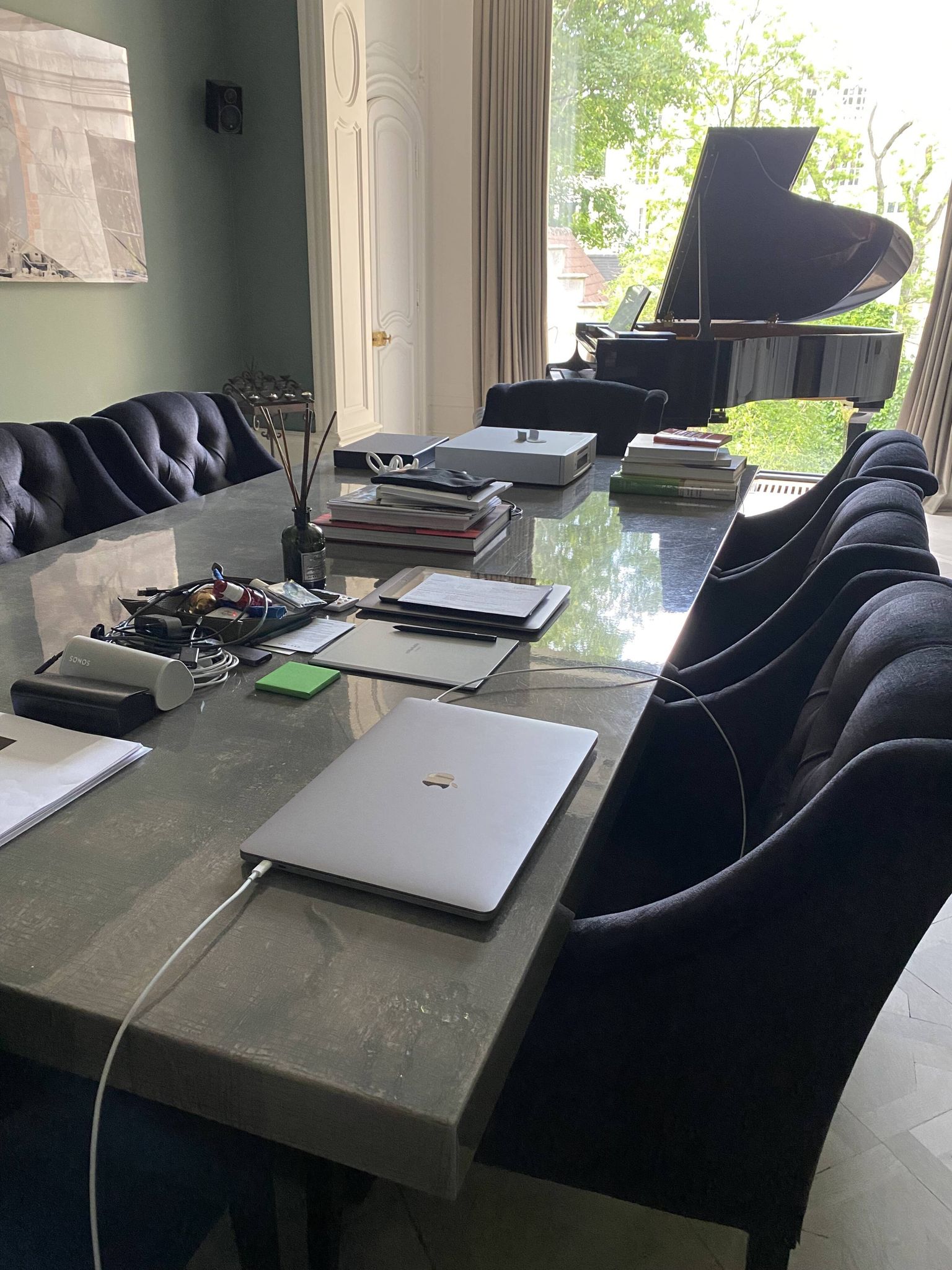 Trocadero dining table by Armani