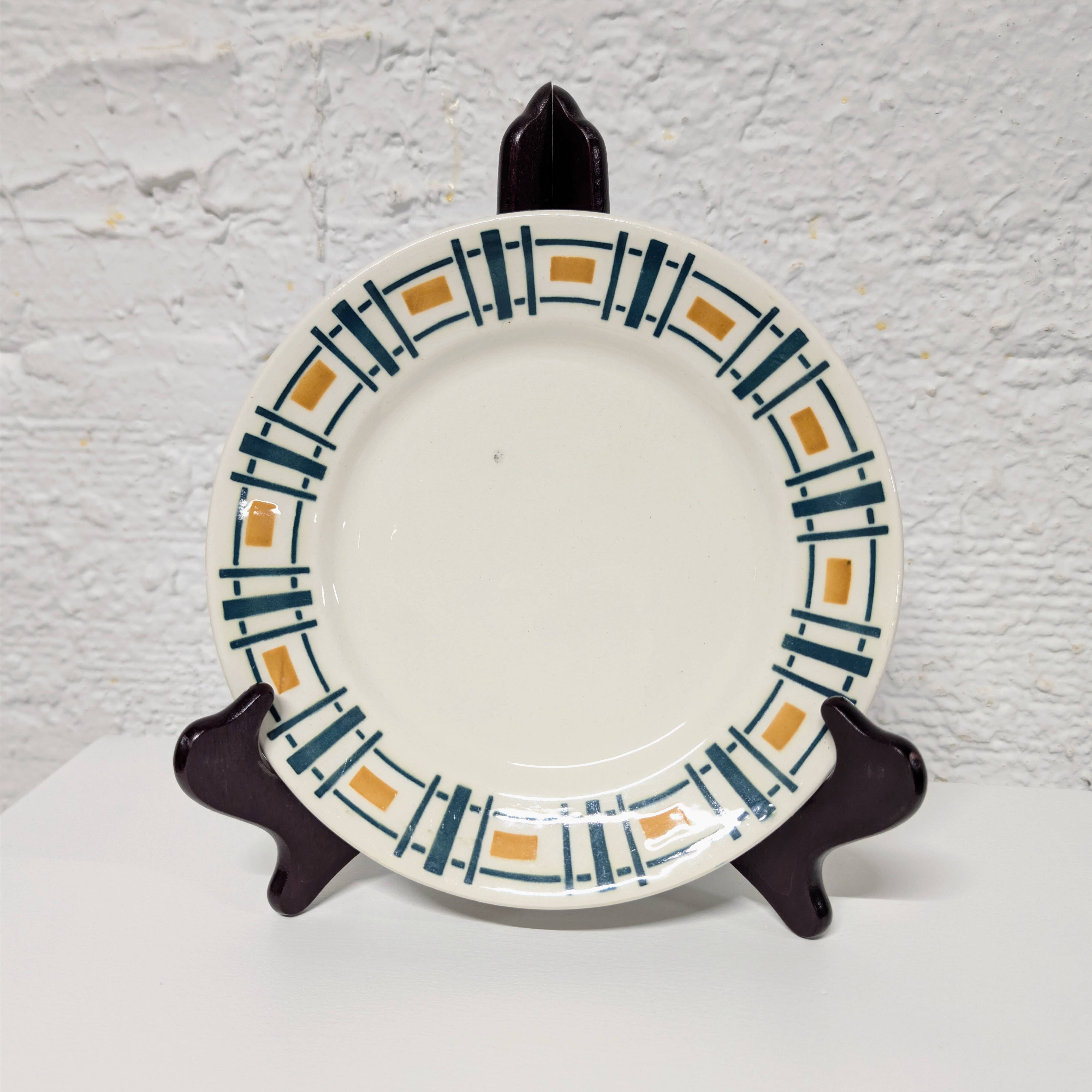 Badonviller dessert plate - quiberon model