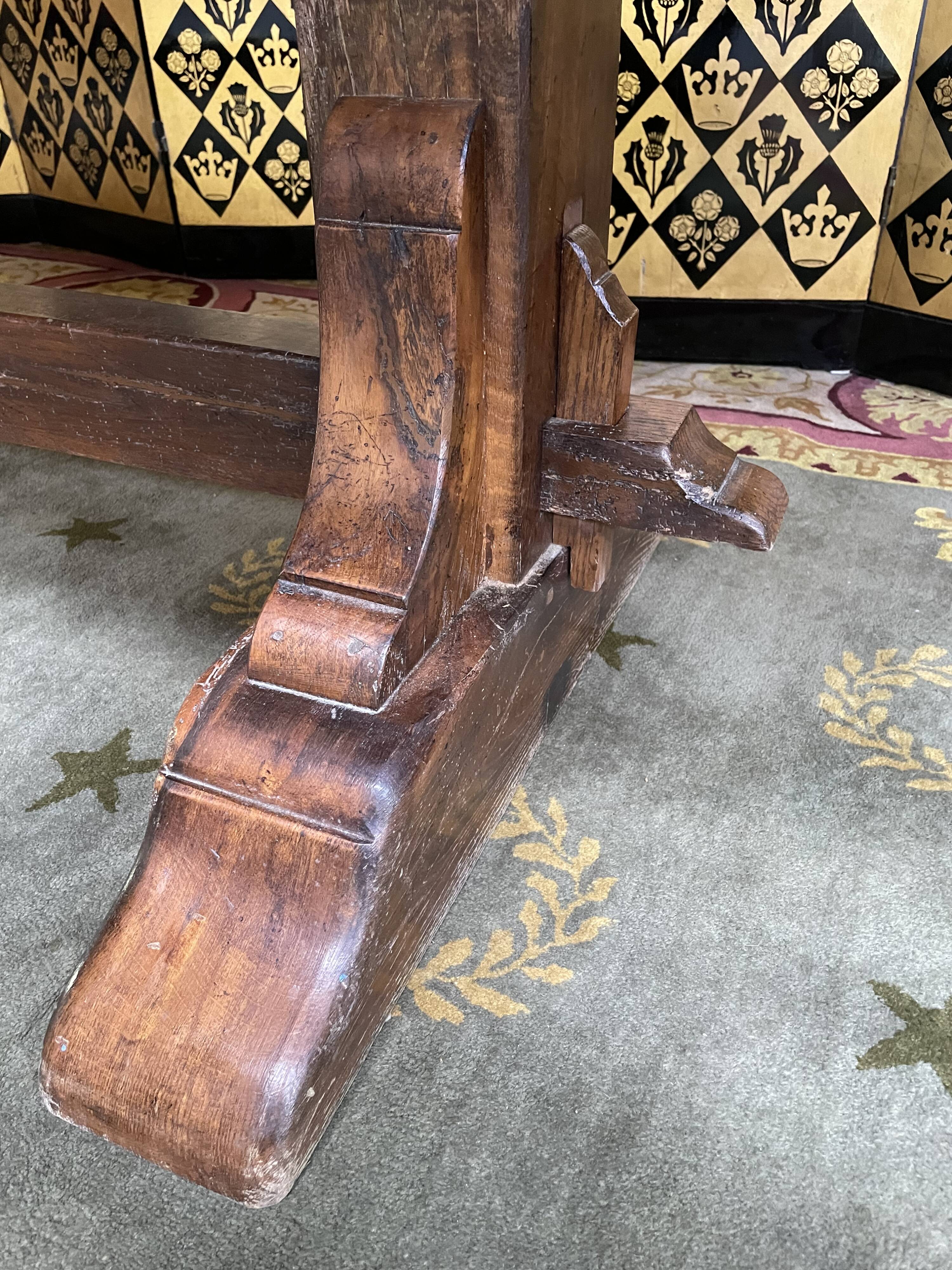 Oak monastery table 250 cm