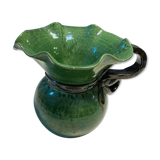 Cerenne Vallauris green pitcher vase