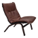1970s, Danish loungechair by Farstrup, leather, canvas, bent wood.