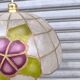 Mother-of-pearl and brass pendant light 1940