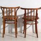 Ensemble de quatre chaises style Thonet en bois courbé – Europe centrale, vers 1920