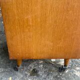 Side table on wheels