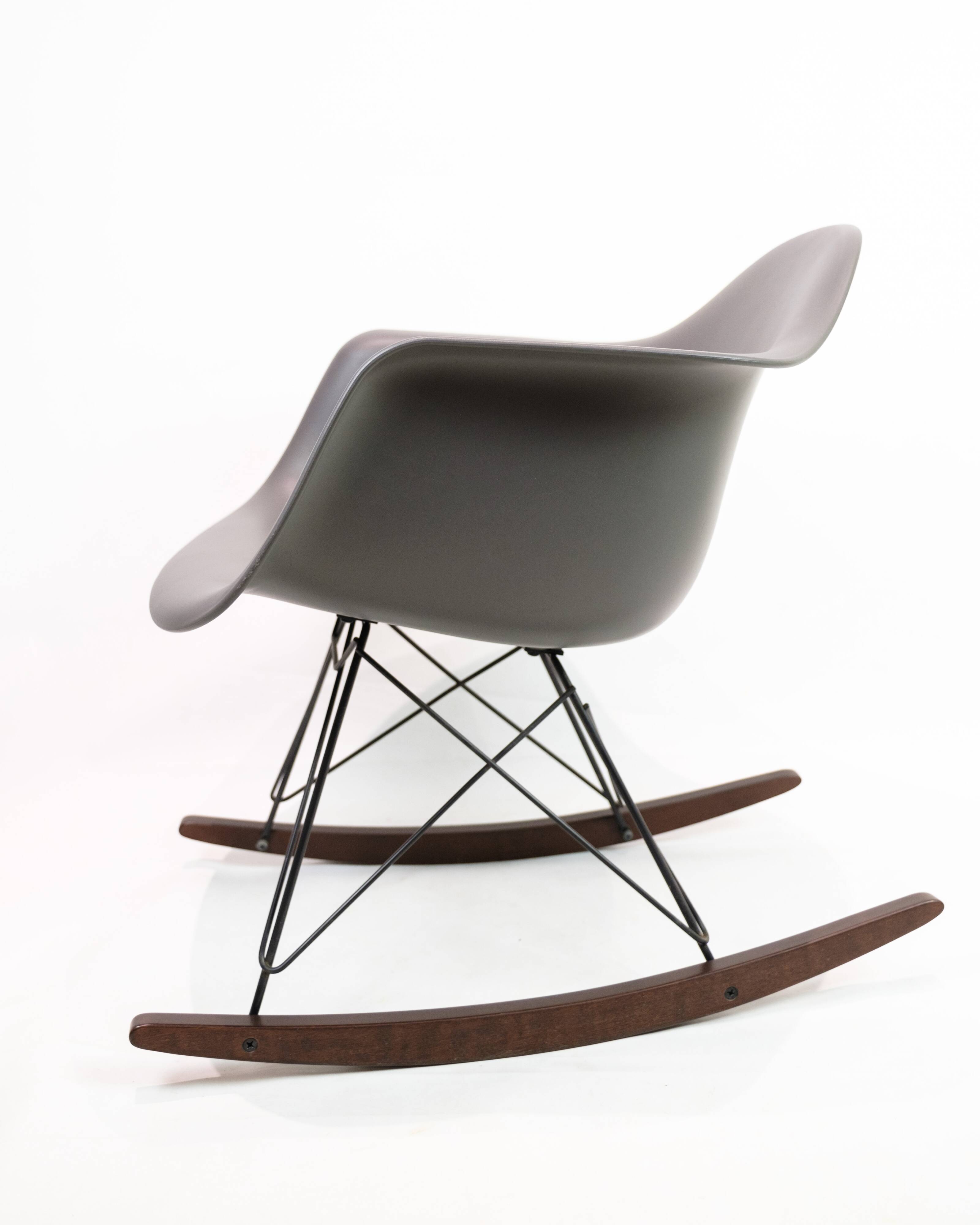 Rocking Chair Made In Plastic By Charles & Ray Eames For Vitra