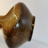 Wild lamp from Danish Søholm ceramics, in beautiful golden brown glaze. Danish Design