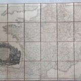 Old geographical map