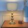 Brass ball lamp