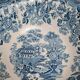 Vintage Myott Meakin blue toile de Jouy salad bowl – English earthenware – country decor