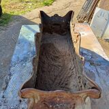 Large 1900 Cast Iron Planter in Rocaille Style: Charleville - Mézières