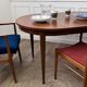 Table en teck ovale vintage