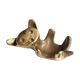 Walter Bosse cat shell in bronze, 60s