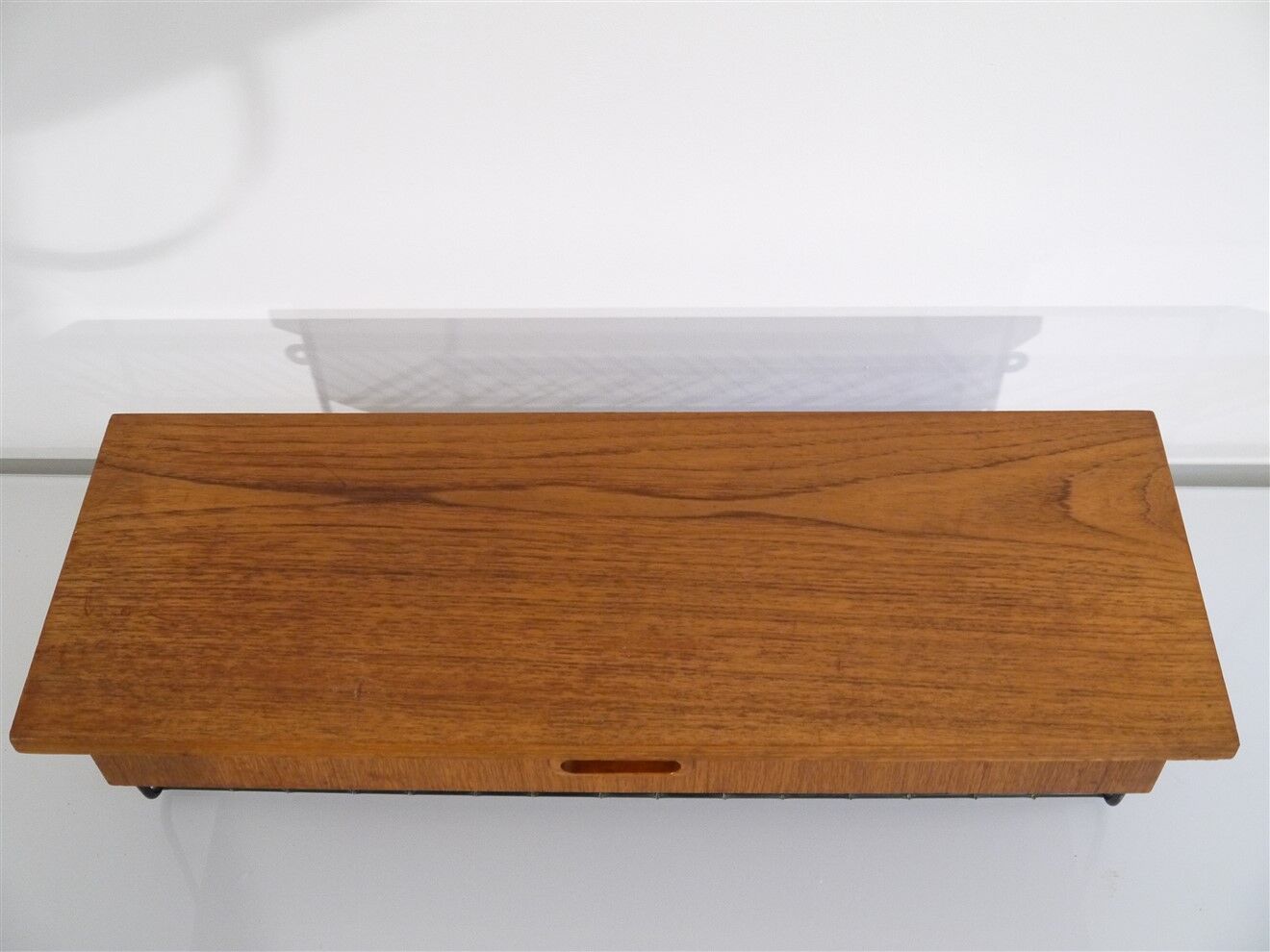 Scandinavian teak hanging bedside 1960
