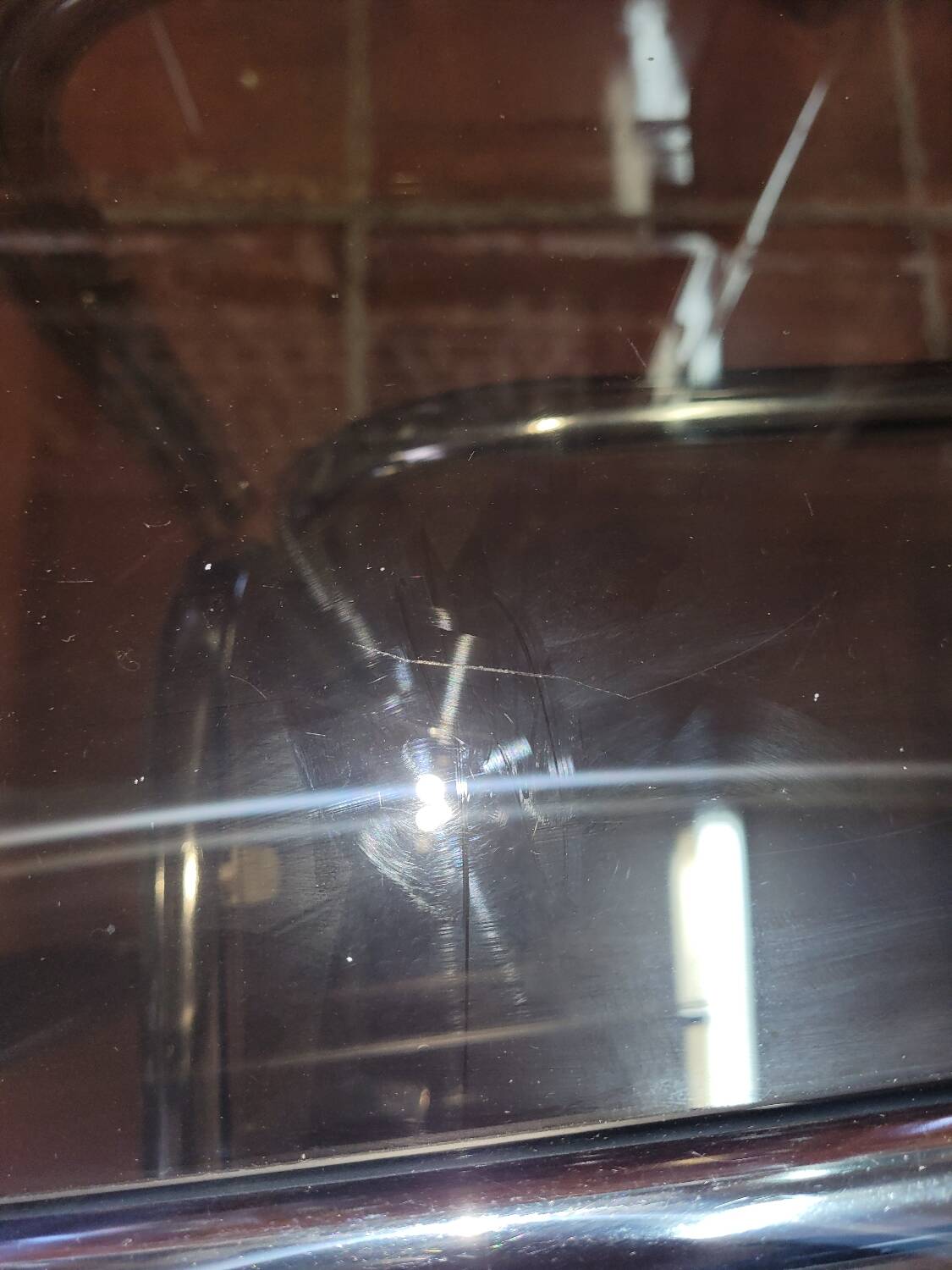 Chrome and smoked glass nesting table from the 70s