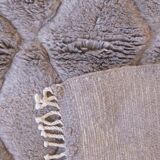 Beni Mrirt Taupe Rug - 152 x 112 cm