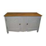 Double door skated oak buffet