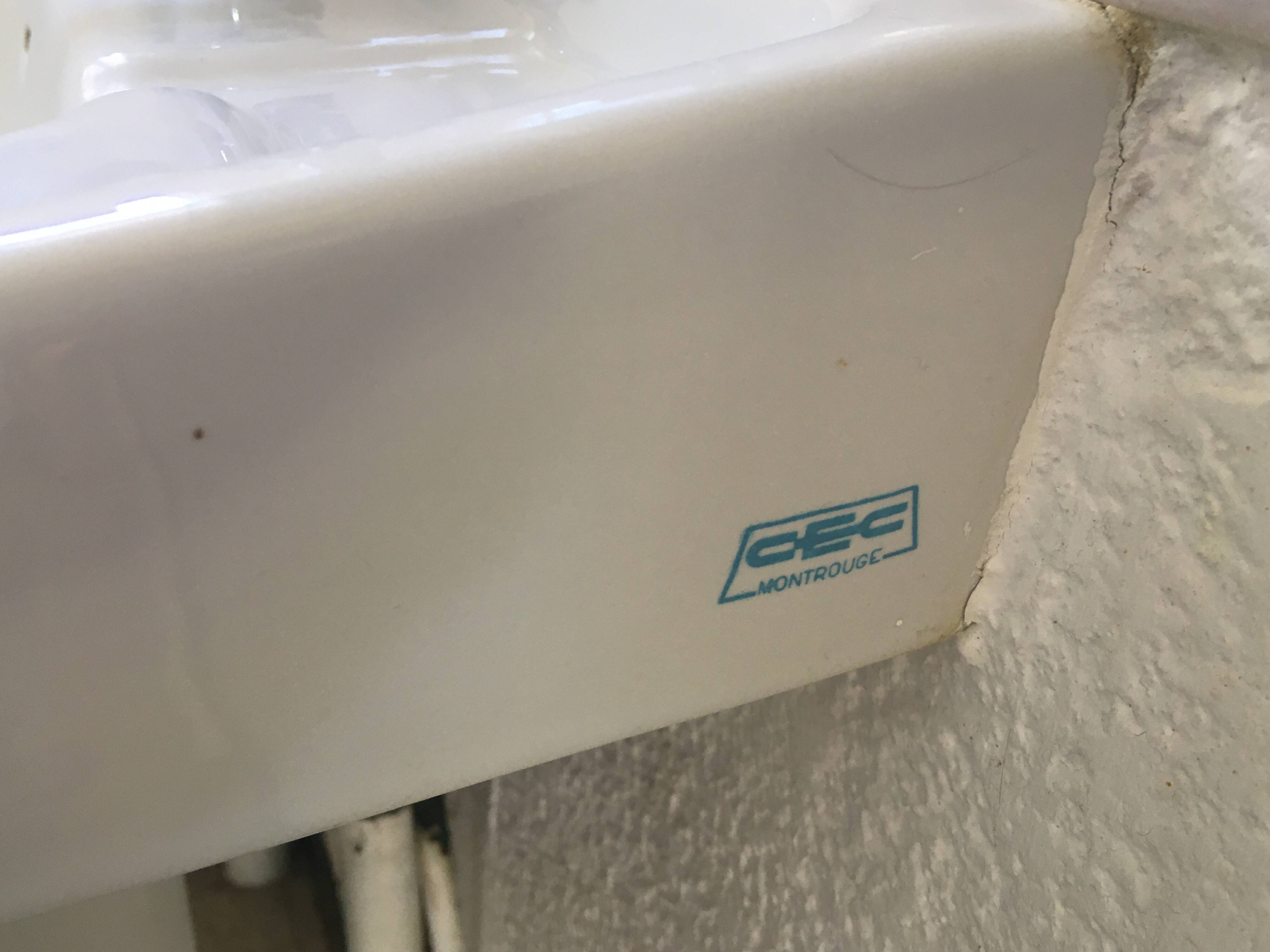 Lavabo sur pied porcelaine
