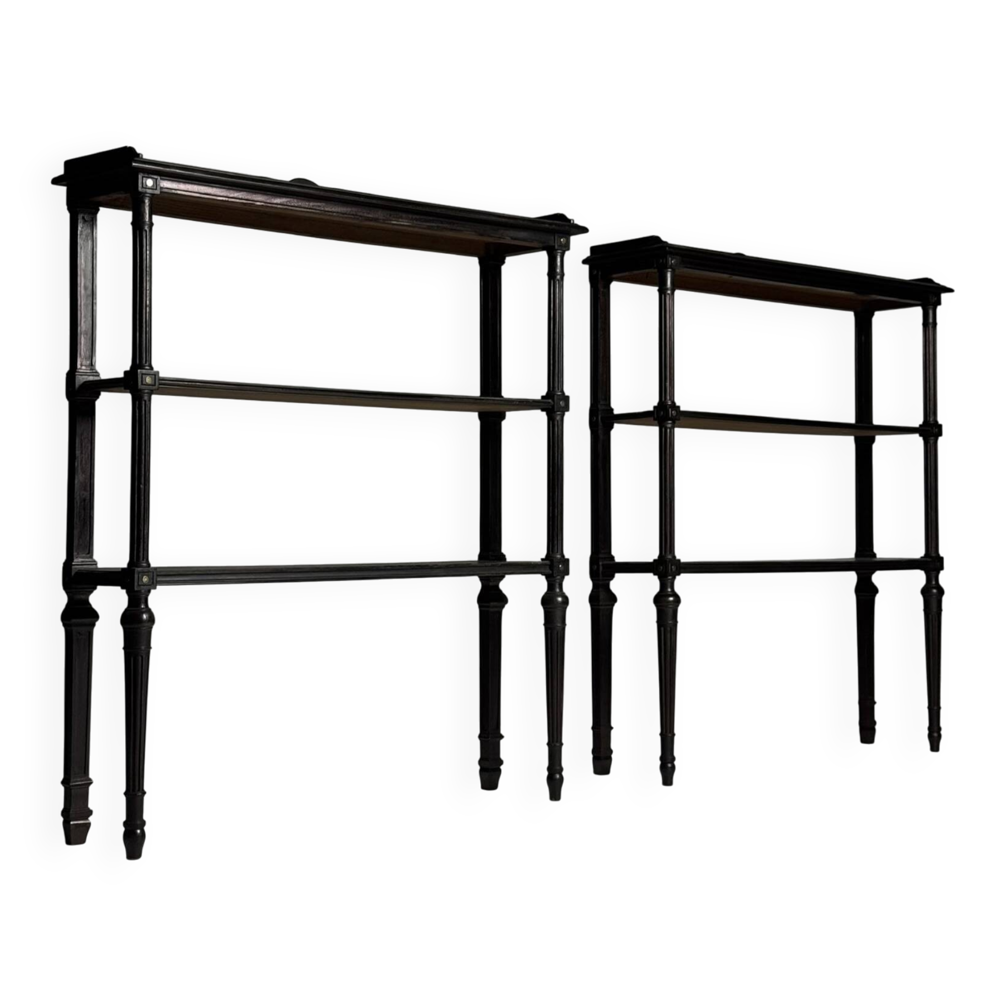 Ensemble de 2 étagères vintage