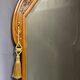 High mirror 118x78 art deco era solid walnut