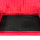 Vintage pink and red sofa