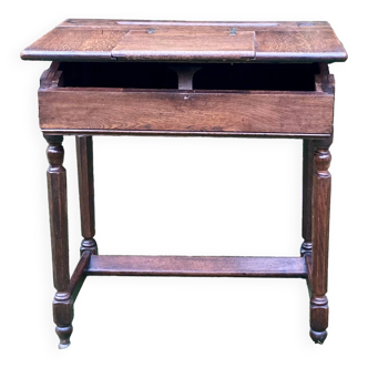 Desk/School desk - Old - solid wood