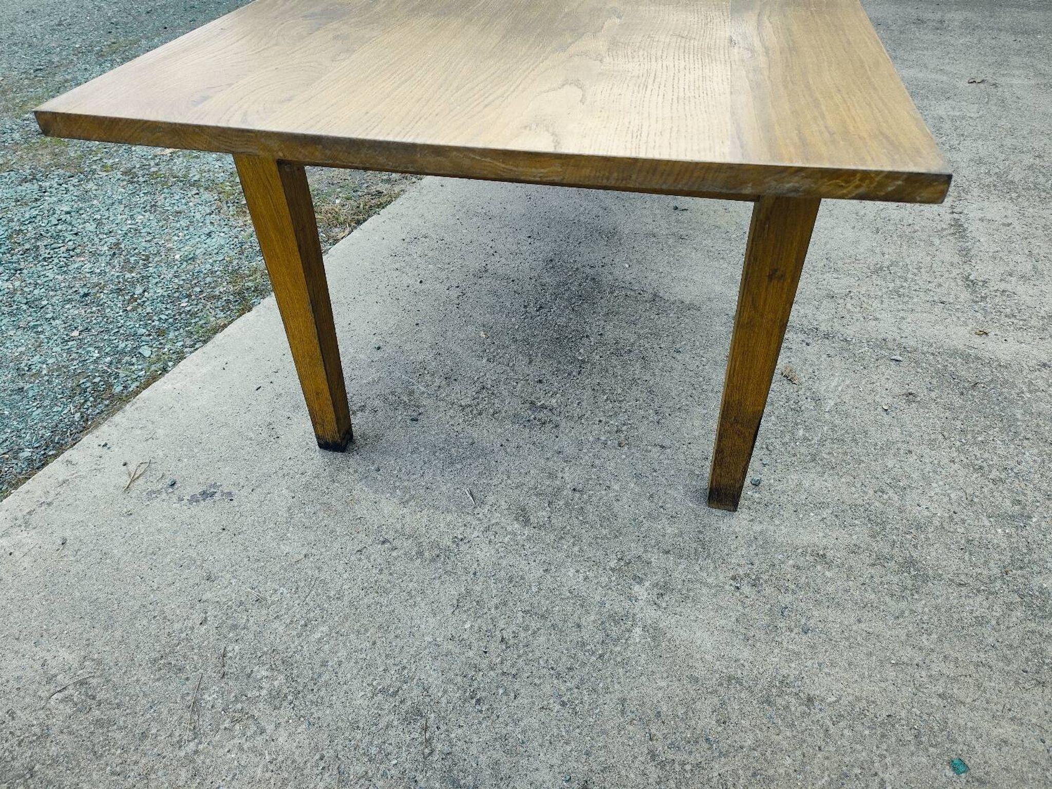Duo table de ferme XXL 320 cm chêne pieds fuseaux