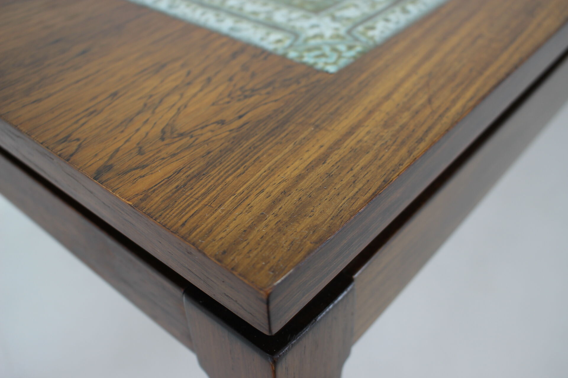 Table basse palisander et carrelage des années 1960, danemark