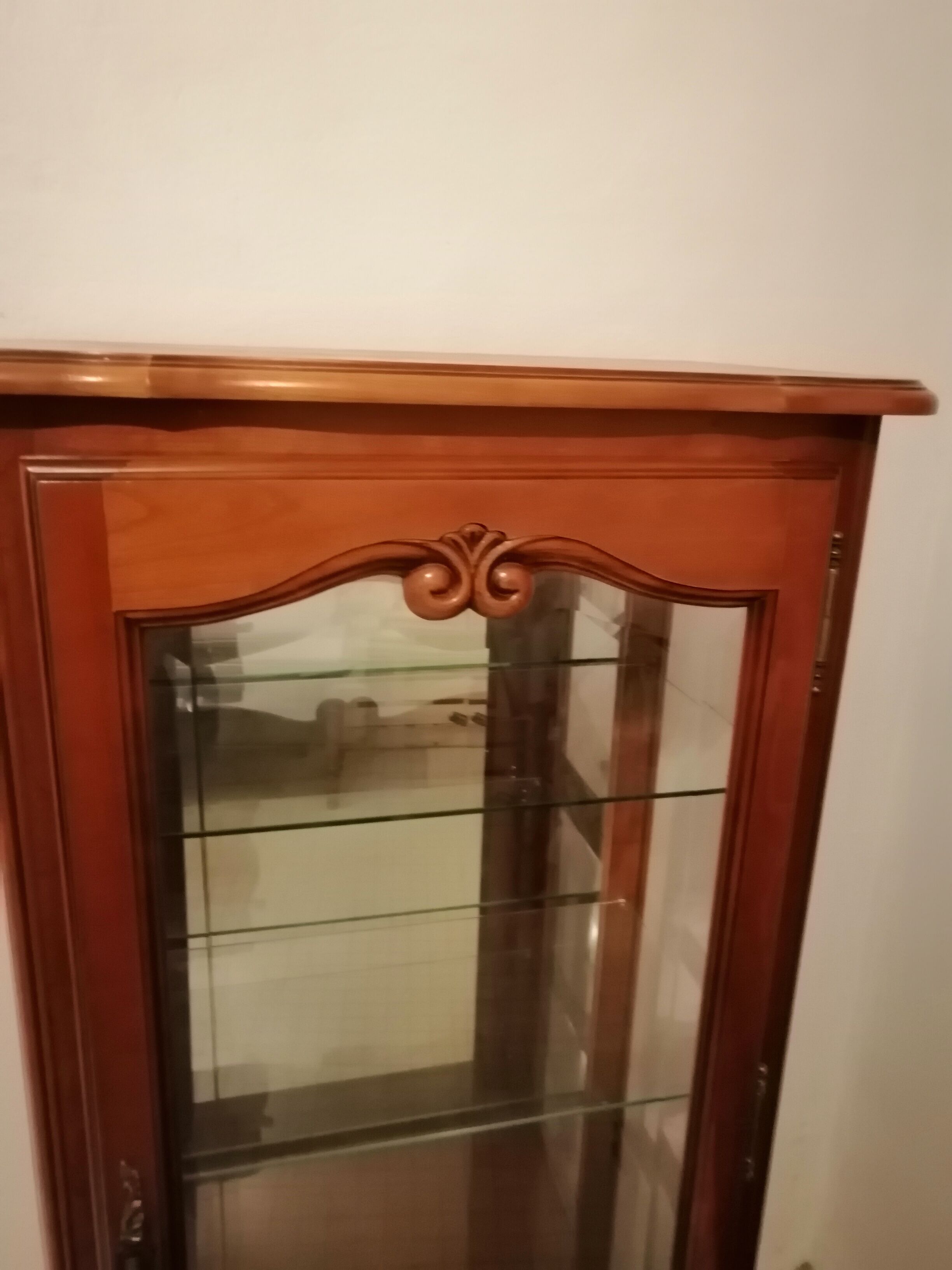 Cherry window dresser