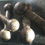 Series of 4 weights cast iron