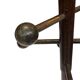 Vintage Wooden Sputnik Design Freestanding Coat Rack, 1970s, Brown
