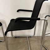 Lot de 8 chaises tubulaires, design d'Axel Bruchhäuser Tecta modèle D20 vintage