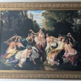 Painting Florinda after Franz Xaver Winterhalter 1853 - copy made by the artist SEIN AUNG 1990