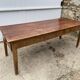 Solid wood farmhouse table with 2 drawers, 1900