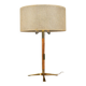 Mid-century modern Austrian brass table lamp by J.T. Kalmar, 1960s