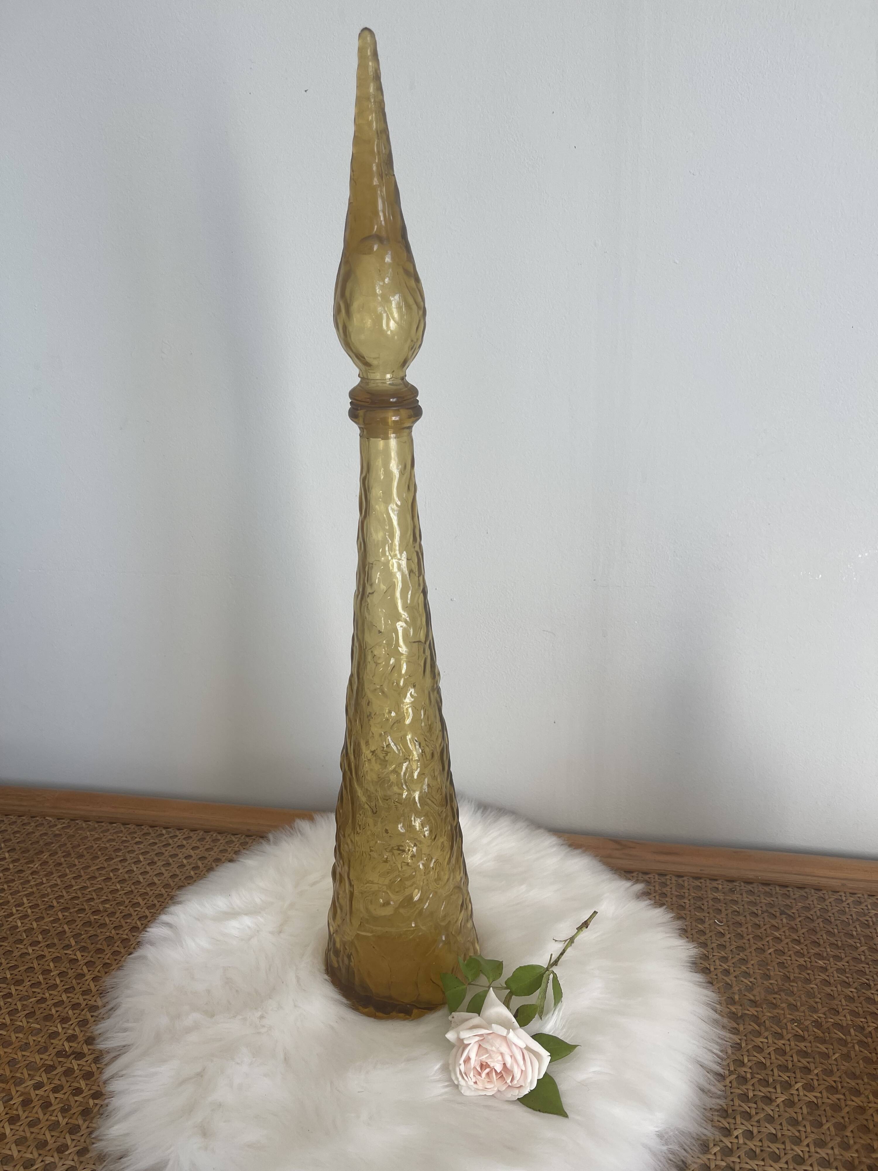 Italian glass carafe from Epoli
