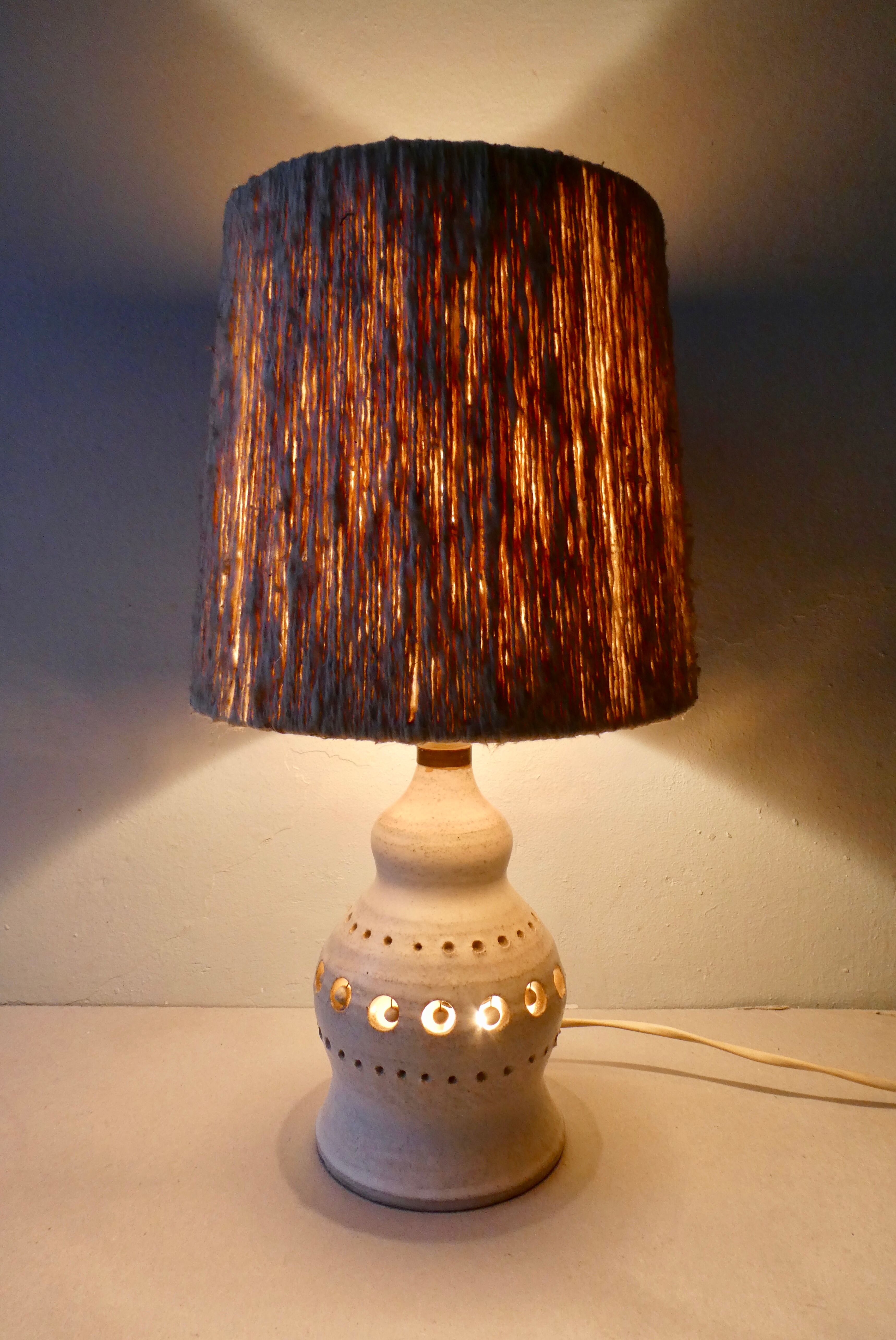 Georges Pelletier ceramic lamp, 1960s