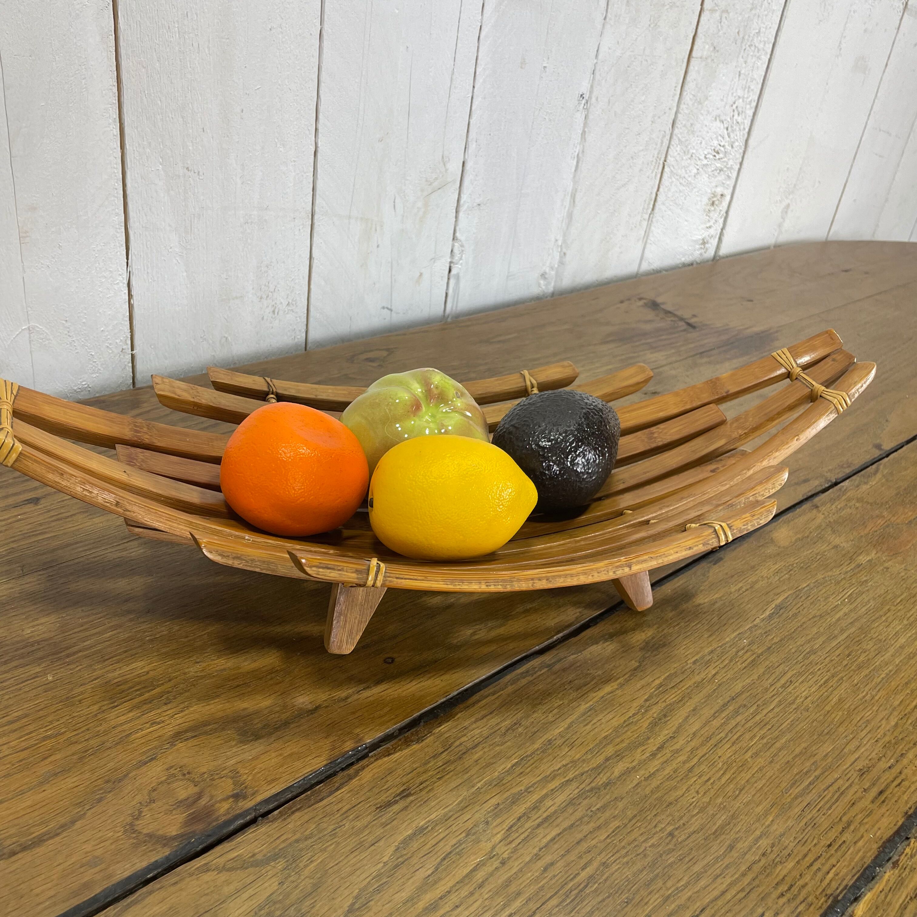 Bamboo fruit basket