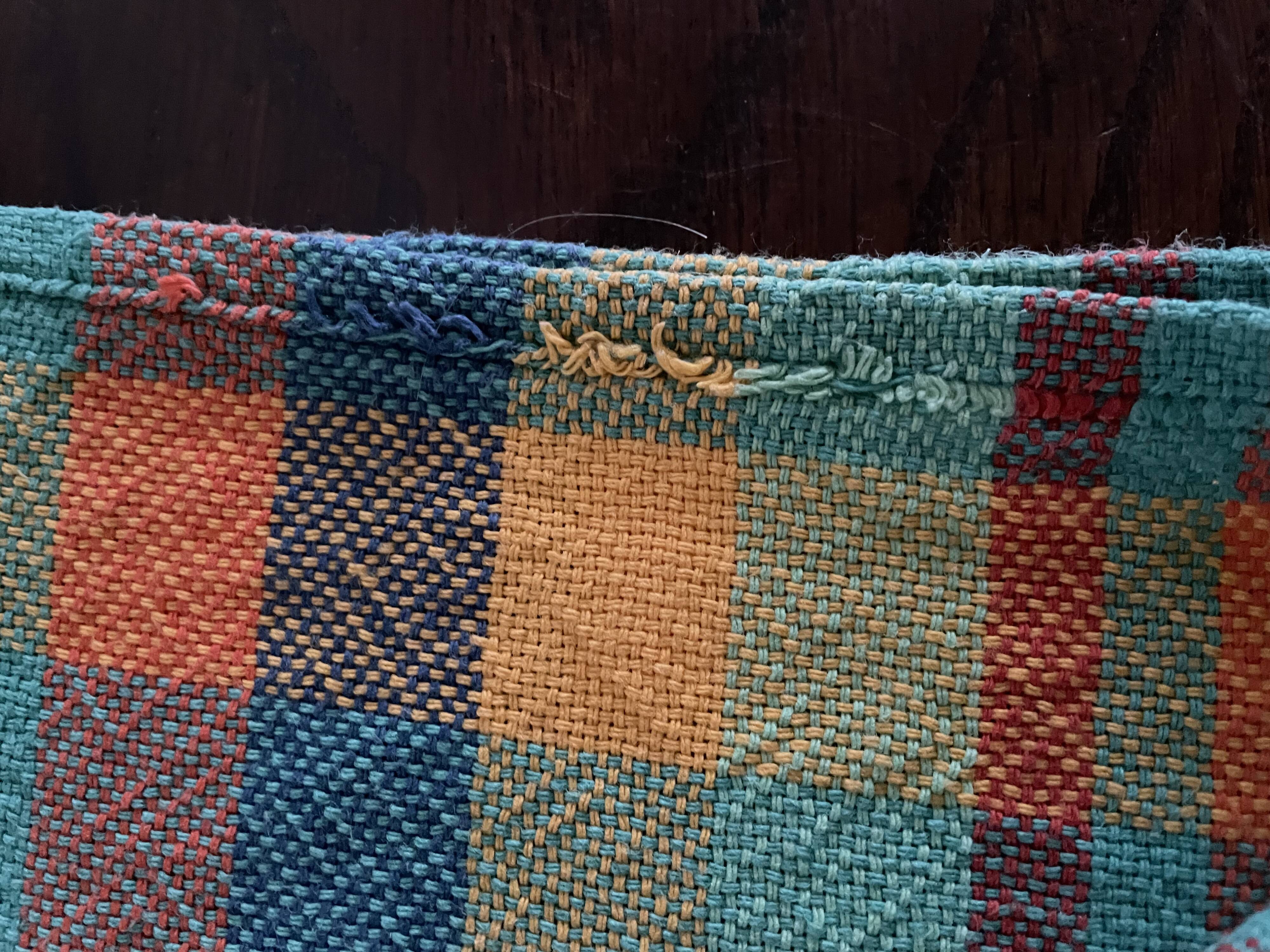 Set of 8 madras cotton napkins