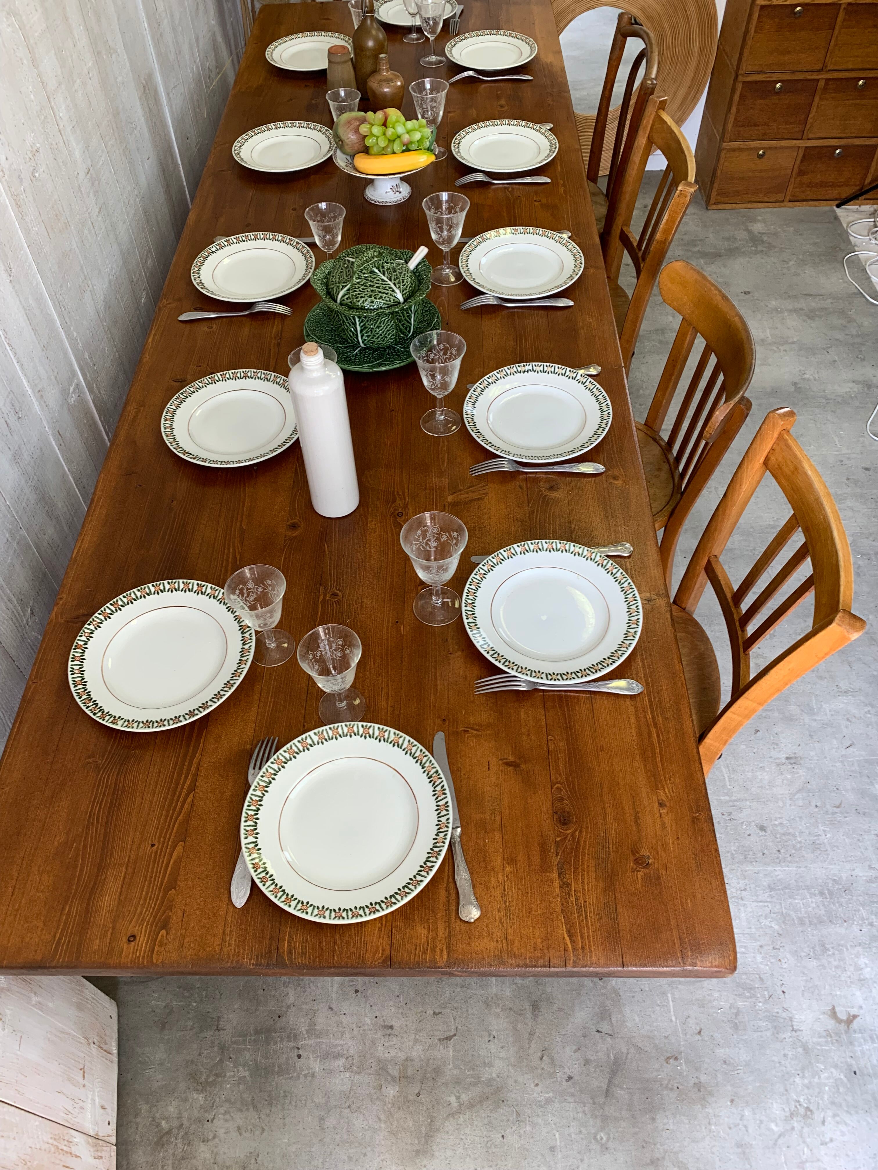 Farmhouse table 270x85cm