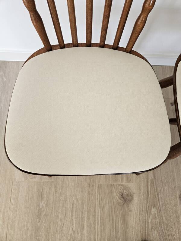 Lot de 5 chaises estampillées Baumann modèle Boston - années 70.