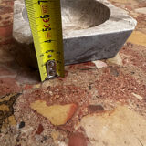 Ashtray, beige marble catch-all.