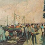 Navigateurs au port d'Arenys - Josep Martinez Romero